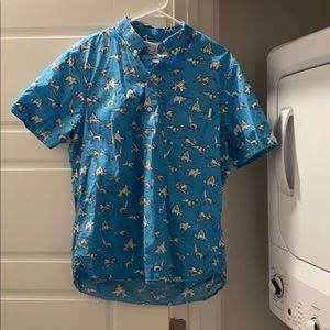 Origami dinosaur Chubbies shirt